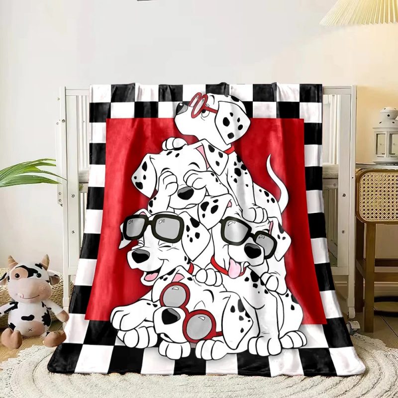 101 Dalmatians Blanket Flannel Fleece Blanket Throw Quilt Blanket