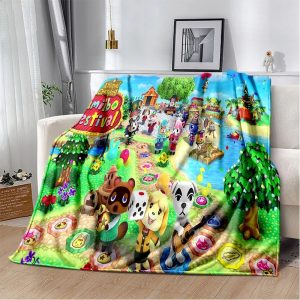 Animal Crossing Blanket Flannel Fleece Blanket Throw Quilt Blanket