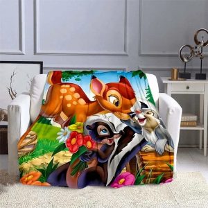 Bambi Blanket Flannel Fleece Blanket Throw Quilt Blanket