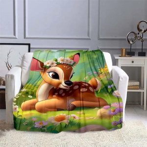 Bambi Blanket Flannel Fleece Blanket Throw Quilt Blanket