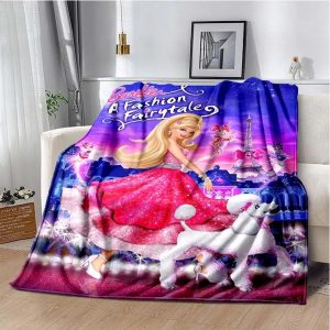 Barbie Blanket Flannel Fleece Blanket Throw Quilt Blanket