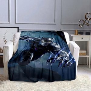 Black Panther Blanket Flannel Fleece Blanket Throw Quilt Blanket
