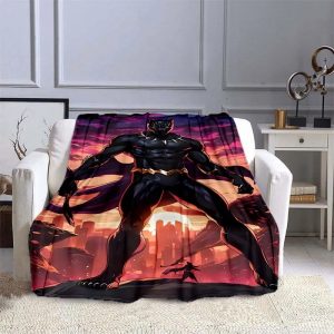 Black Panther Blanket Flannel Fleece Blanket Throw Quilt Blanket