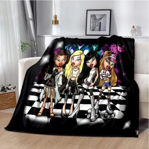 Bratz Blanket Flannel Fleece Blanket Throw Quilt Blanket