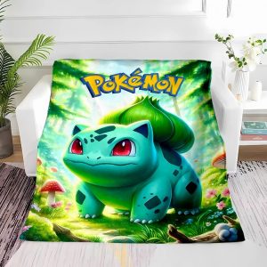 Bulbasaur Blanket Flannel Fleece Blanket Throw Quilt Blanket