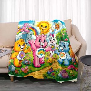 Care Bears Blanket Flannel Fleece Blanket Throw Quilt Blanket
