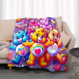 Care Bears Blanket Flannel Fleece Blanket Throw Quilt Blanket