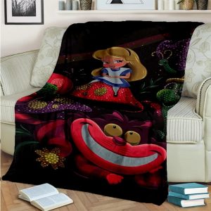 Cheshire Cat Blanket Flannel Fleece Blanket Throw Quilt Blanket