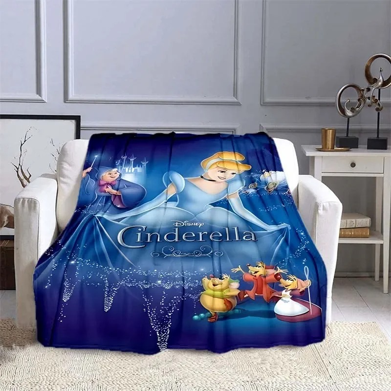 Cinderella Blanket Flannel Fleece Blanket Throw Quilt Blanket