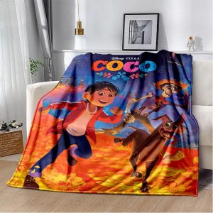 Coco Blanket Flannel Fleece Blanket Throw Quilt Blanket