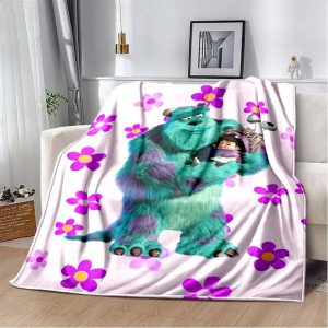 Disney Monsters Blanket Flannel Fleece Blanket Throw Quilt Blanket