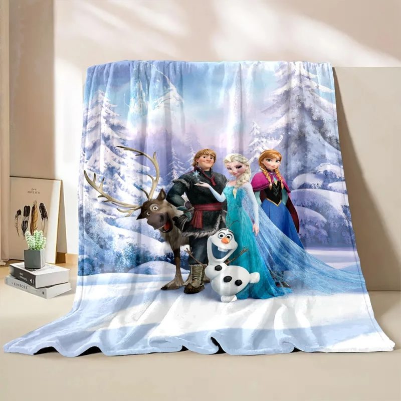 Elsa Blanket Flannel Fleece Blanket Throw Quilt Blanket