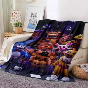Five Nights at Freddy's Blanket Flannel Fleece Blanket Throw Quilt Blanket