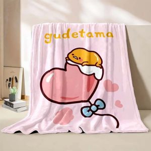 Gudetama Blanket Flannel Fleece Blanket Throw Quilt Blanket