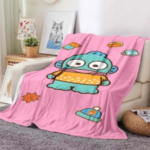 Hangyodon Blanket Flannel Fleece Blanket Throw Quilt Blanket