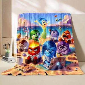 Inside Out Blanket Flannel Fleece Blanket Throw Quilt Blanket