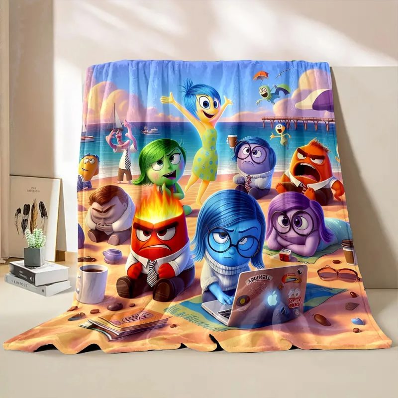 Inside Out Blanket Flannel Fleece Blanket Throw Quilt Blanket