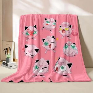 Jigglypuff Blanket Flannel Fleece Blanket Throw Quilt Blanket