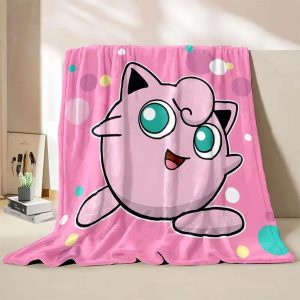 Jigglypuff Blanket Flannel Fleece Blanket Throw Quilt Blanket