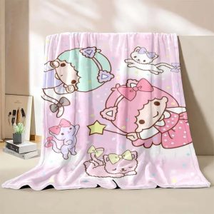 Little Twin Stars Blanket Flannel Fleece Blanket Throw Quilt Blanket
