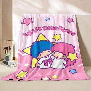 Little Twin Stars Blanket Flannel Fleece Blanket Throw Quilt Blanket