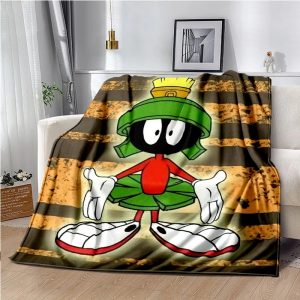 Marvin the Martian Blanket Flannel Fleece Blanket Throw Quilt Blanket