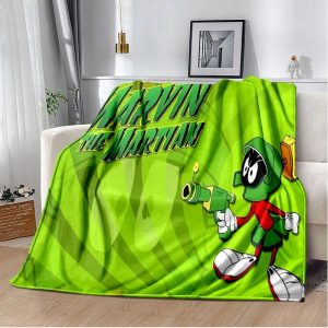 Marvin the Martian Blanket Flannel Fleece Blanket Throw Quilt Blanket