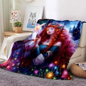 Merida Blanket Flannel Fleece Blanket Throw Quilt Blanket
