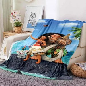 Moana Blanket Flannel Fleece Blanket Throw Quilt Blanket