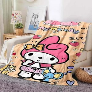 My Melody Blanket Flannel Fleece Blanket Throw Quilt Blanket