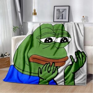 Pepe the Frog Blanket Flannel Fleece Blanket Throw Quilt Blanket