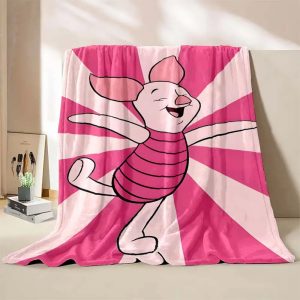 Piglet Blanket Flannel Fleece Blanket Throw Quilt Blanket