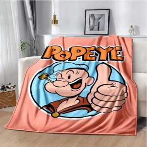 Popeye Blanket Flannel Fleece Blanket Throw Quilt Blanket