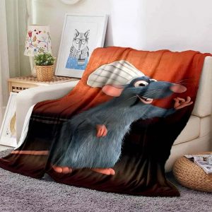 Ratatouille Blanket Flannel Fleece Blanket Throw Quilt Blanket