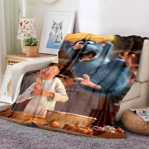 Ratatouille Blanket Flannel Fleece Blanket Throw Quilt Blanket