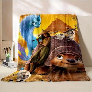 Raya and the Last Dragon Blanket Flannel Fleece Blanket Throw Quilt Blanket