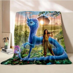 Raya and the Last Dragon Blanket Flannel Fleece Blanket Throw Quilt Blanket