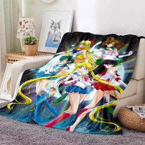 Sailor Moon Blanket Flannel Fleece Blanket Throw Quilt Blanket