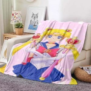 Sailor Moon Blanket Flannel Fleece Blanket Throw Quilt Blanket