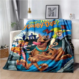 Scooby-Doo Blanket Flannel Fleece Blanket Throw Quilt Blanket
