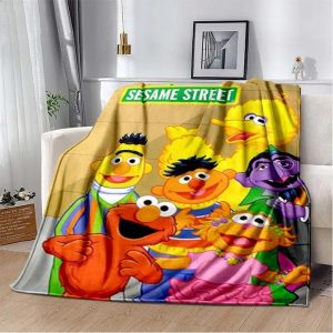 Sesame Street Blanket Flannel Fleece Blanket Throw Quilt Blanket
