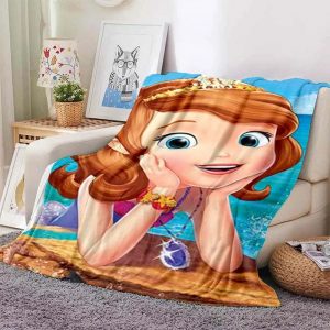 Sofia the First Blanket Flannel Fleece Blanket Throw Quilt Blanket