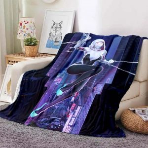 Spider Gwen Blanket Flannel Fleece Blanket Throw Quilt Blanket