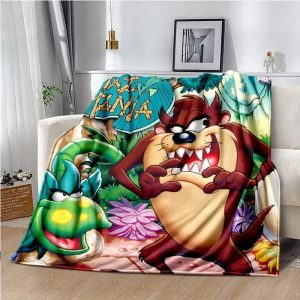 Taz-Mania Blanket Flannel Fleece Blanket Throw Quilt Blanket