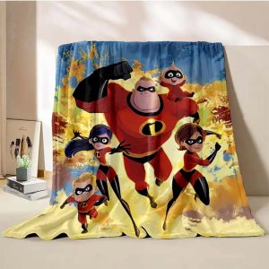 The Incredibles Blanket Flannel Fleece Blanket Throw Quilt Blanket
