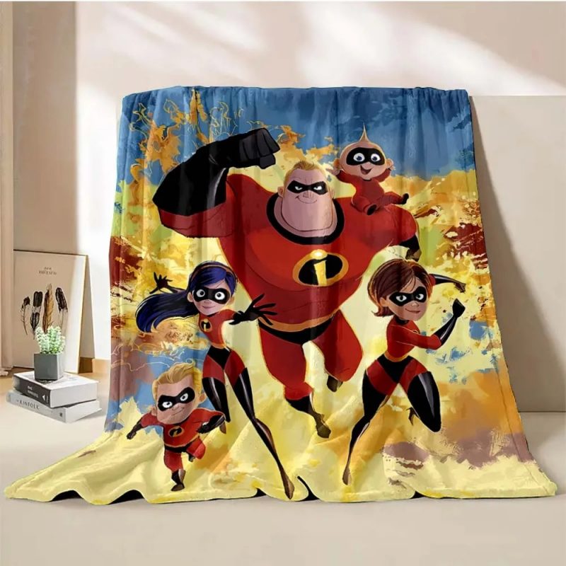 The Incredibles Blanket Flannel Fleece Blanket Throw Quilt Blanket