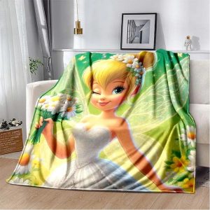 Tinker Bell Blanket Flannel Fleece Blanket Throw Quilt Blanket