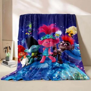 Trolls Blanket Flannel Fleece Blanket Throw Quilt Blanket