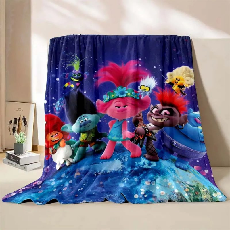Trolls Blanket Flannel Fleece Blanket Throw Quilt Blanket
