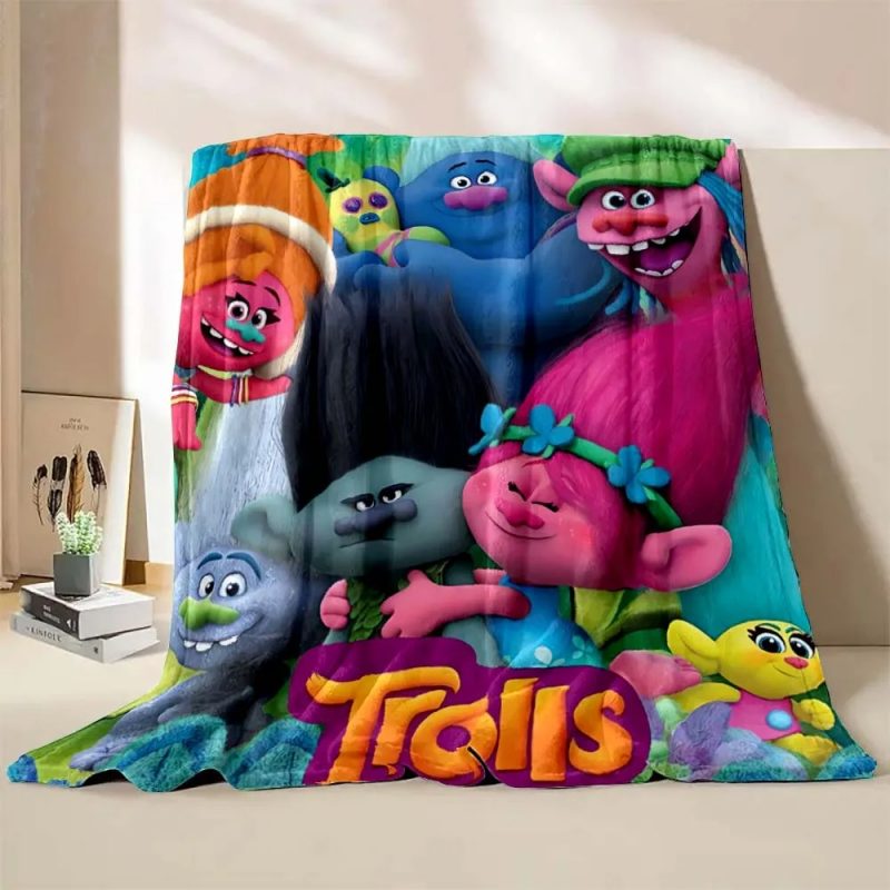 Trolls Blanket Flannel Fleece Blanket Throw Quilt Blanket